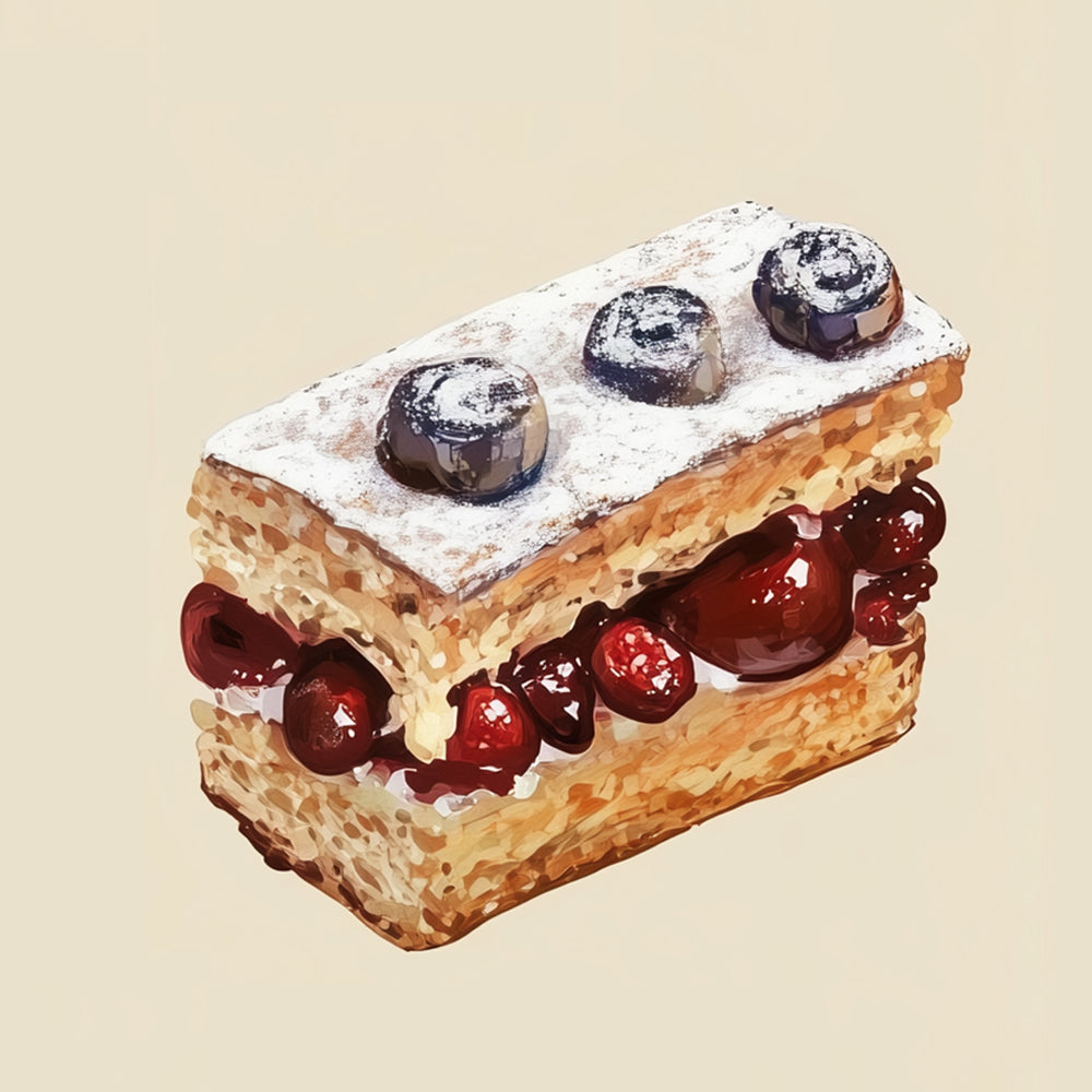 Mille-Feuille Délicieux Mini Peinture par Numéros