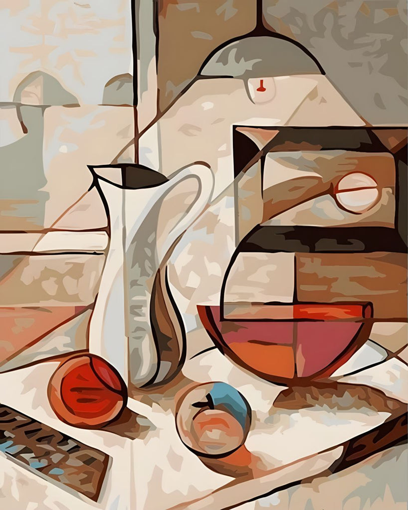 Natures Mortes Art abstrait Peinture par Numéros