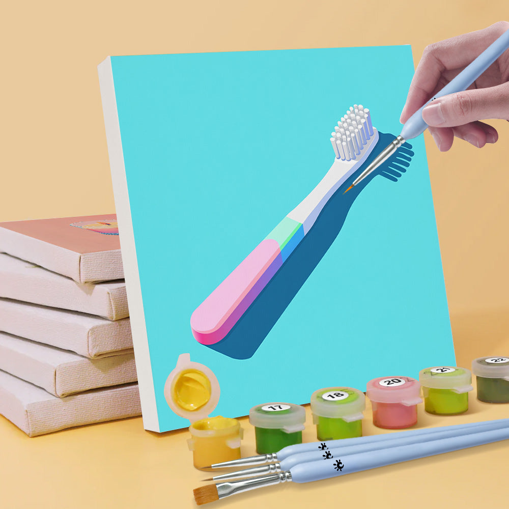 Nécessités Quotidiennes 6 Mini Peintures par Numéros
