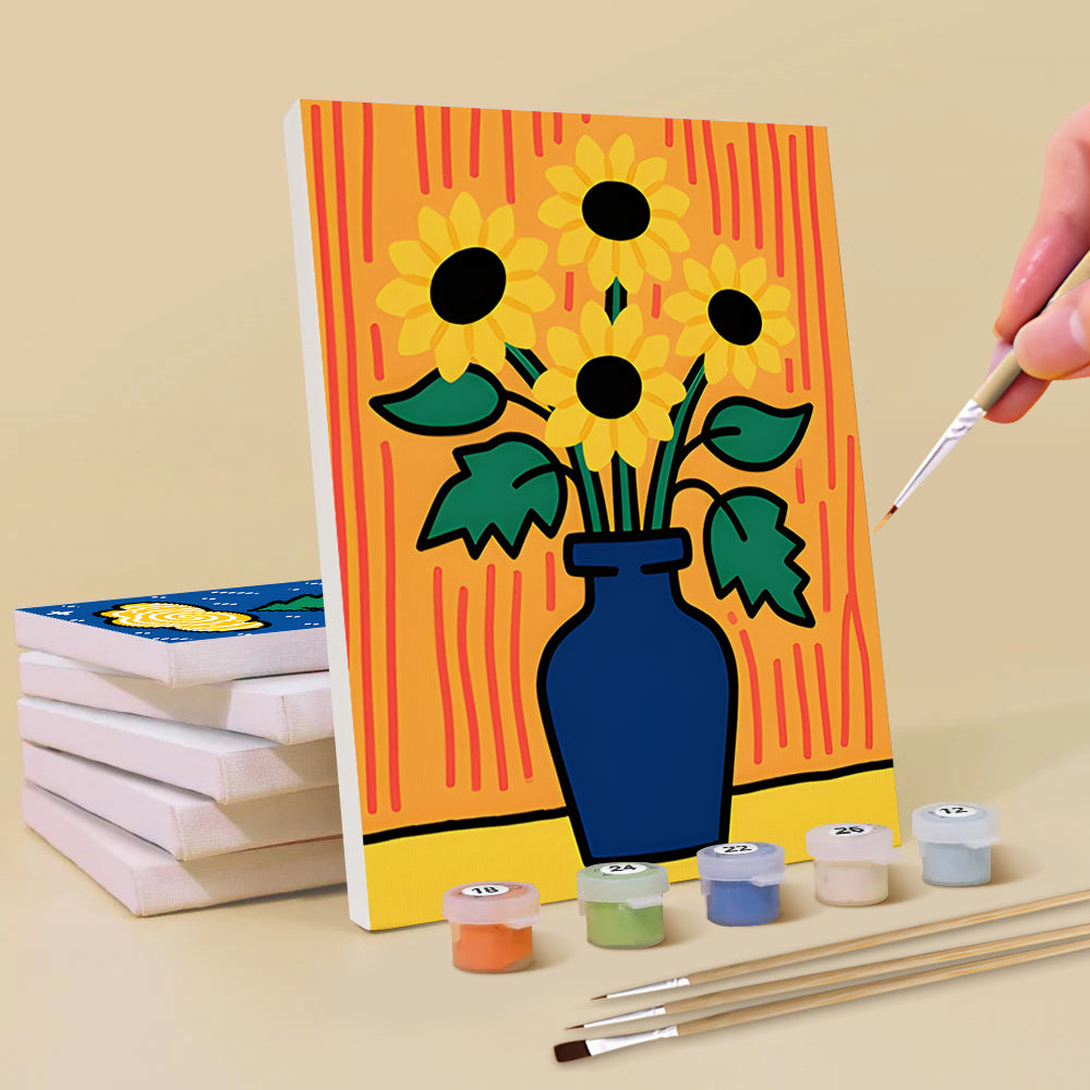 Œuvres Classiques de Van Gogh 6 Mini Peintures par Numéros