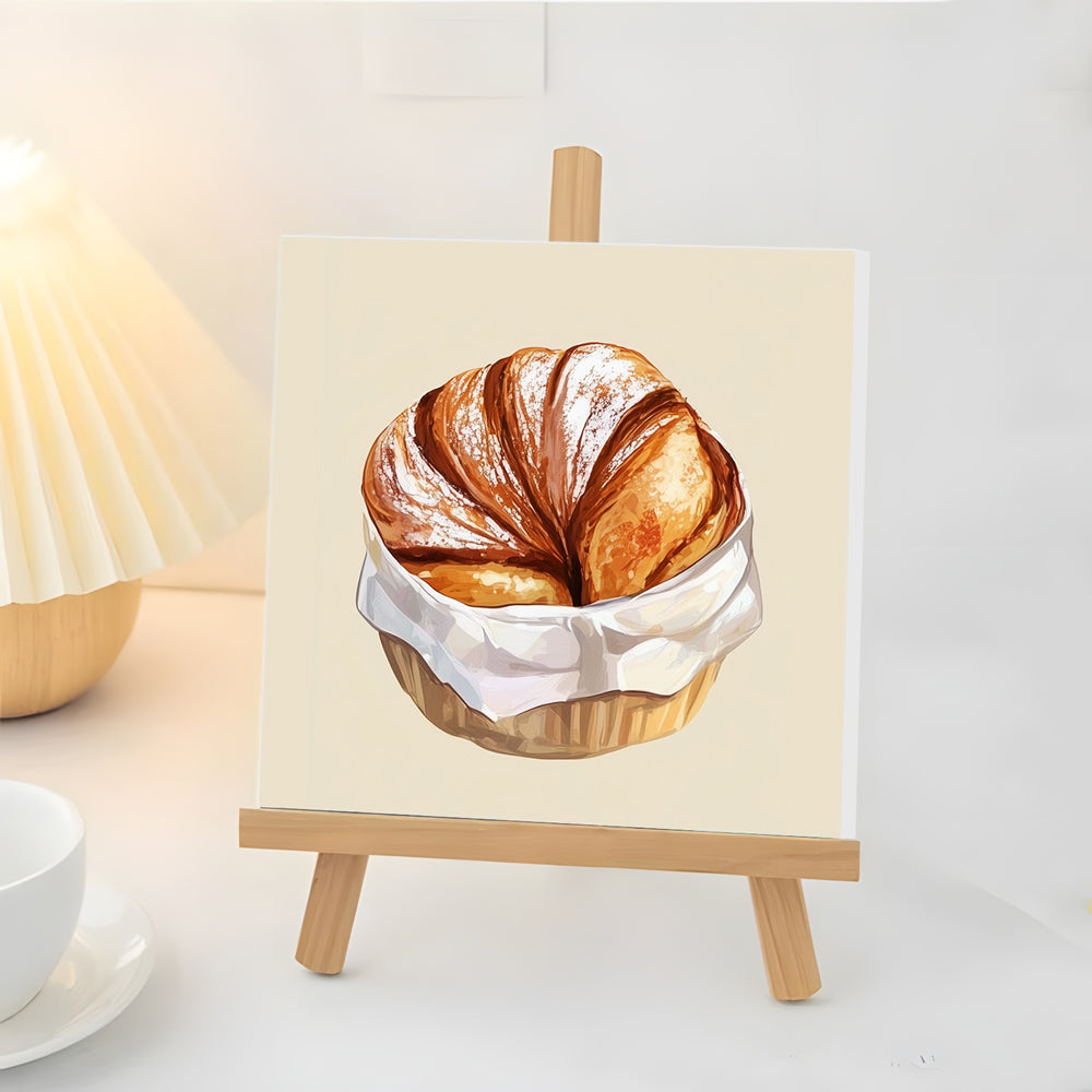 Pain Dans la Corbeille Mini Peinture par Numéros