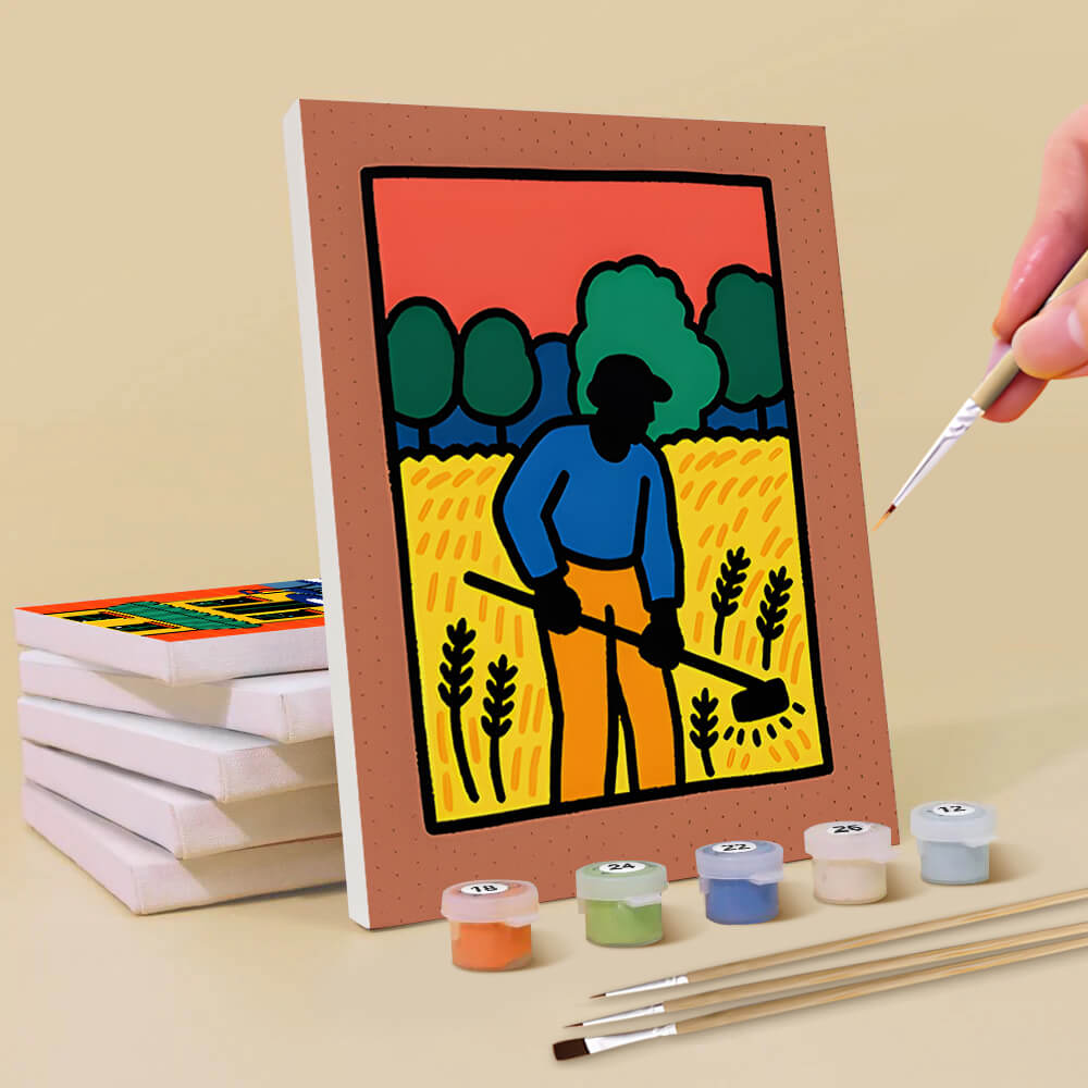Peintures Classiques de Van Gogh 6 Mini Peintures par Numéros