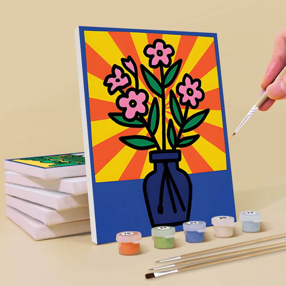 Petites Peintures de Nature Morte 6 Mini Peintures par Numéros