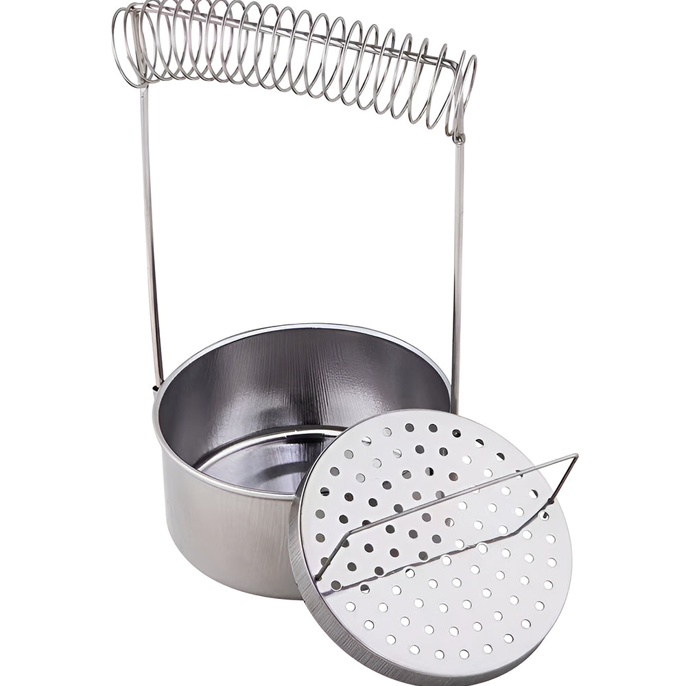 Porte-Pinceaux avec Cuvette de Lavage - Inox