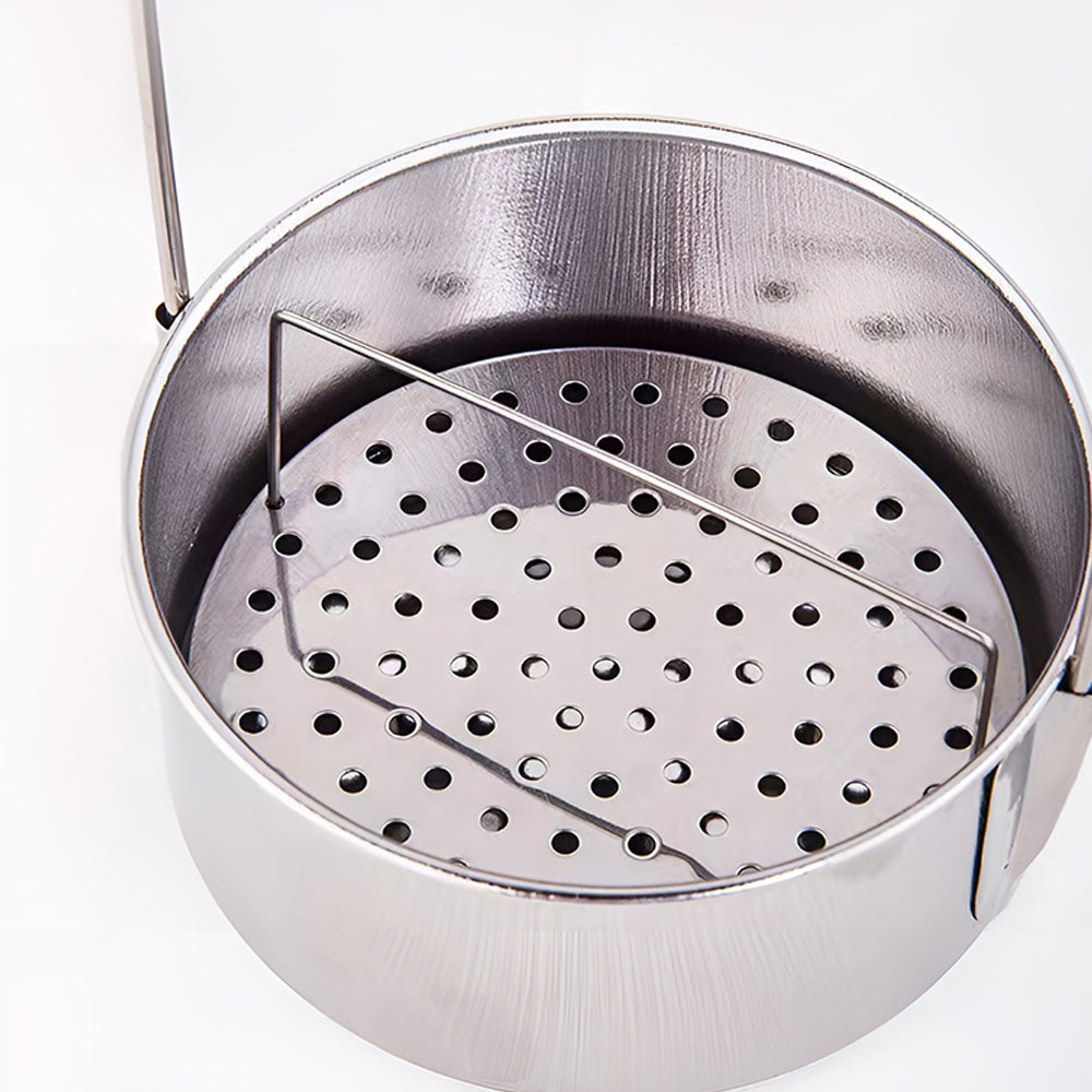 Porte-Pinceaux avec Cuvette de Lavage - Inox