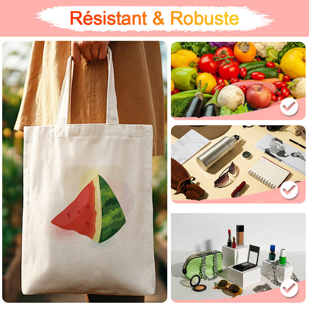 Sac Toile Pastèque Délicieuse Peinture par Numéros