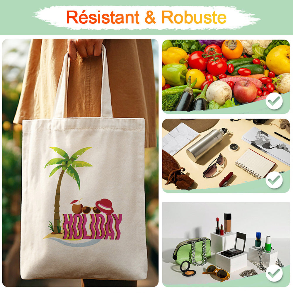 Sac Toile Vacances Peinture par Numéros