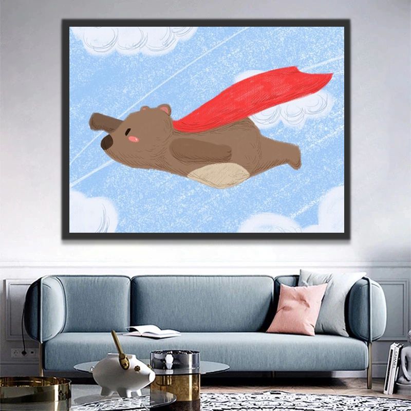 Super-ours Peinture par Numéros