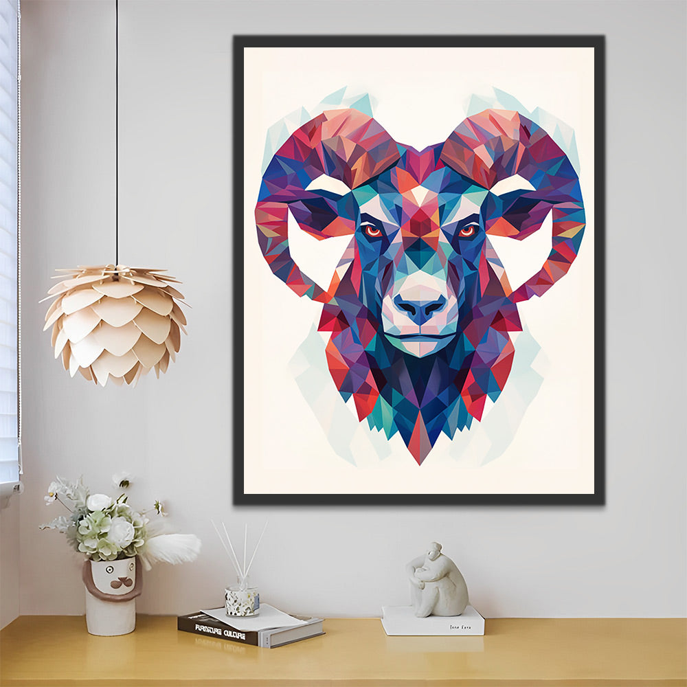 Totem D’Antilope Coloré Peinture par Numéros