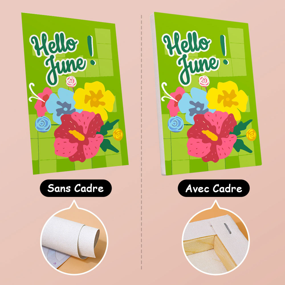 Vacances Joyeuses de Juin 6 Mini Peintures par Numéros