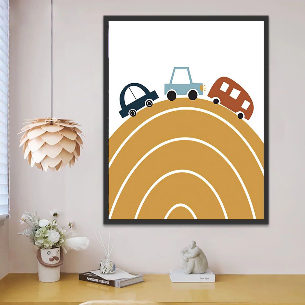 Voitures Enfants Peinture par Numéros