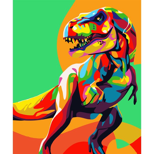Animal Dinosaure Peintures Par Numéros PBNDINOL10