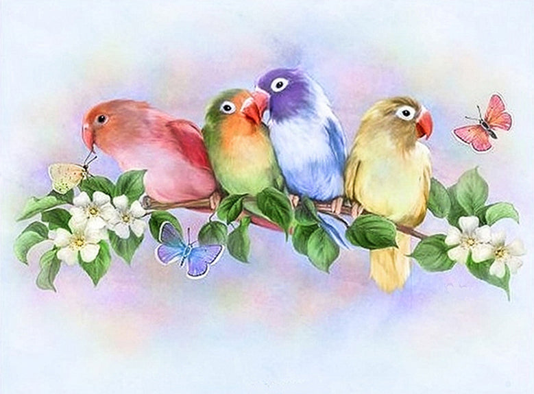 Oiseau Peintures Par Numéros PBNBIRDW012