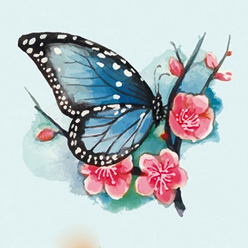 Papillon Peintures Par Numéros PBNBUTSQR003