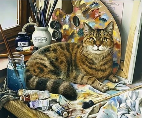 Animal Chat Peintures Par Numéros PBNCATW101