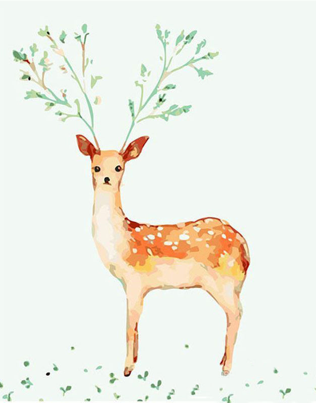 Animal Cerf Peintures Par Numéros PBNDEERL74