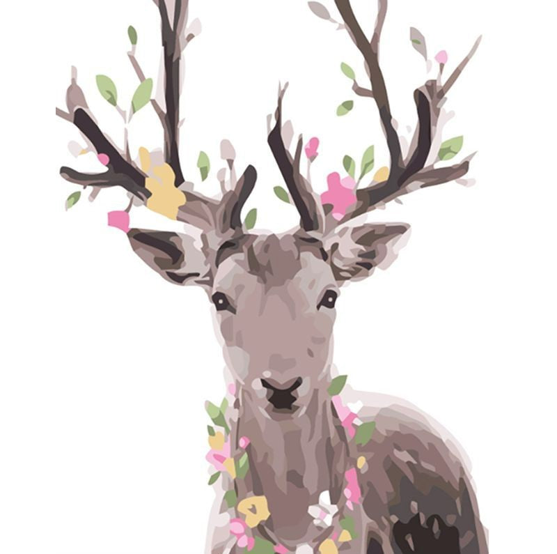 Animal Cerf Peintures Par Numéros PBNDEERSQR6