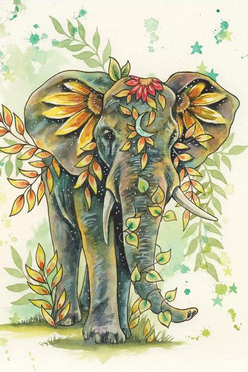Animal Éléphant Peintures Par Numéros PBNELEL23