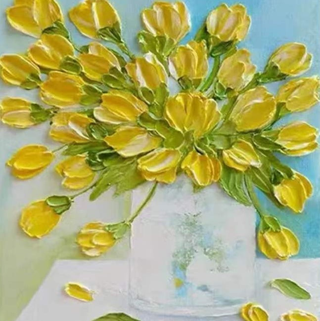 Tulipe Fleur Peintures Par Numéros PBNFLOSQR45