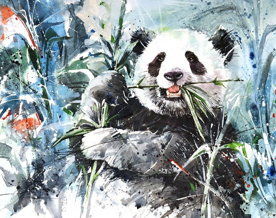 Animal Panda Peintures Par Numéros PBNPANW4