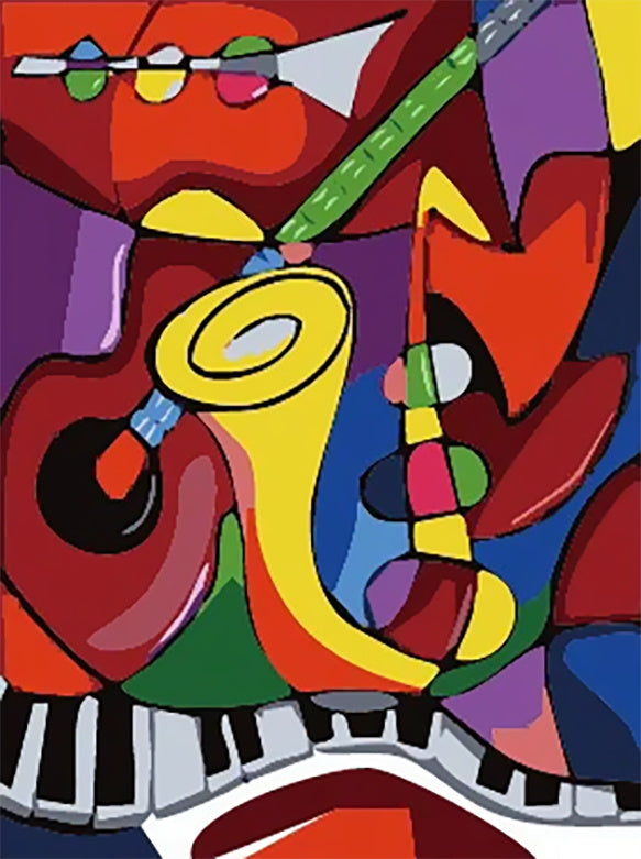 Picasso Art Abstrait Peintures Par Numéros PBNPICL005