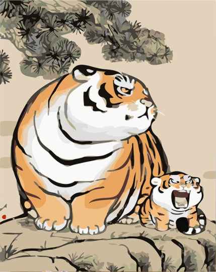 Animal Tigre Peintures Par Numéros PBNTIGL23