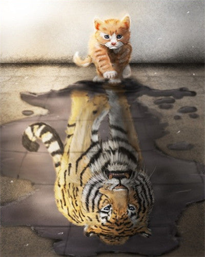 Animal Tigre Peintures Par Numéros PBNTIGL36