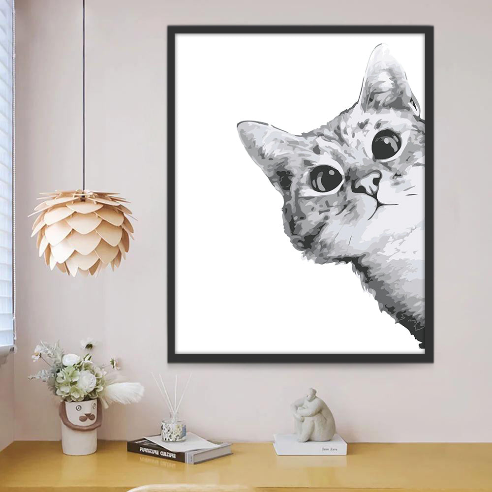 Adorable Chat Peinture par Numéros
