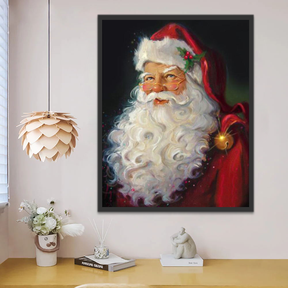 Affiche Joyeux Noël Peinture par Numéros
