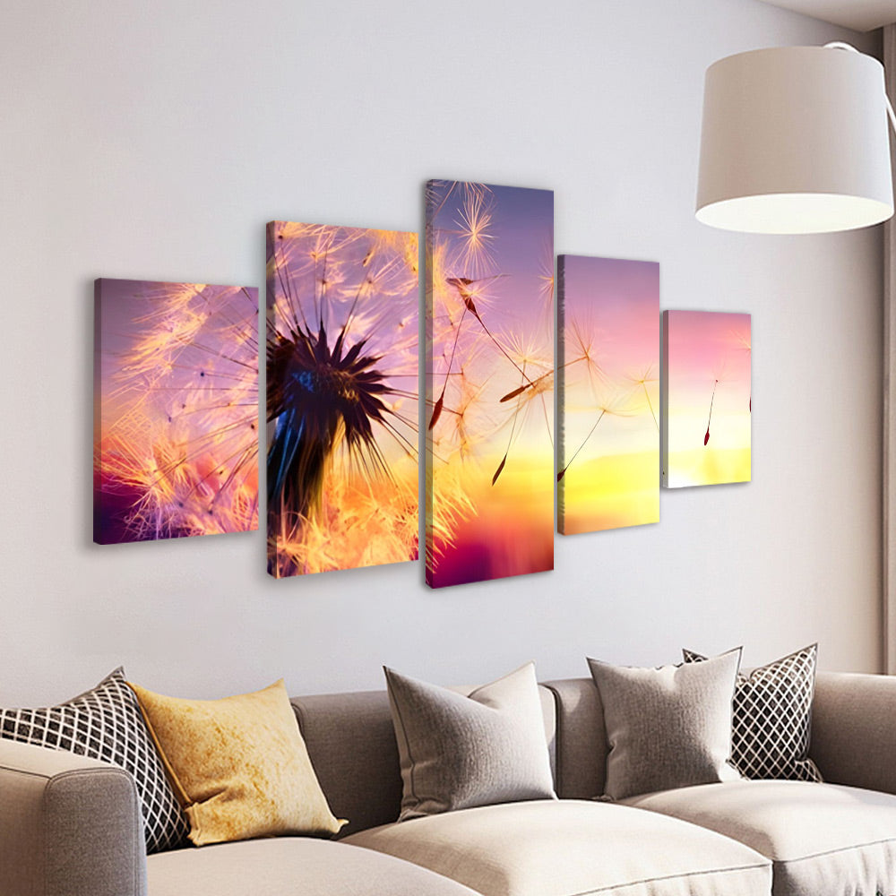Aigrettes Volées 5 Partie Peinture par Numéros