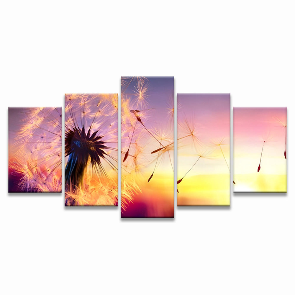 Aigrettes Volées 5 Partie Peinture par Numéros