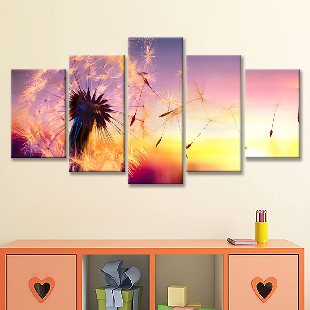 Aigrettes Volées 5 Partie Peinture par Numéros