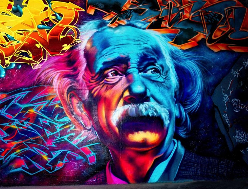 Albert Einstein Peinture par Numéros