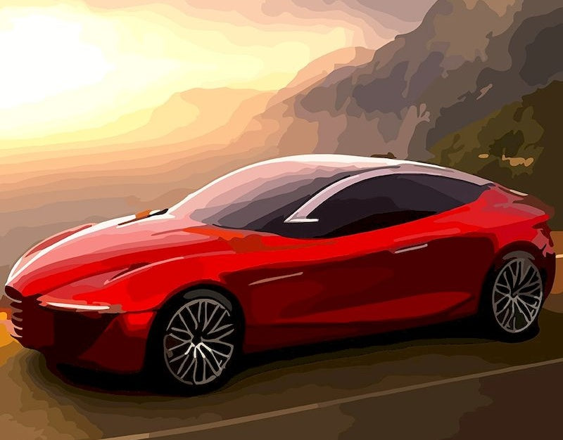 Alfa Romeo Gloria Peinture par Numéros