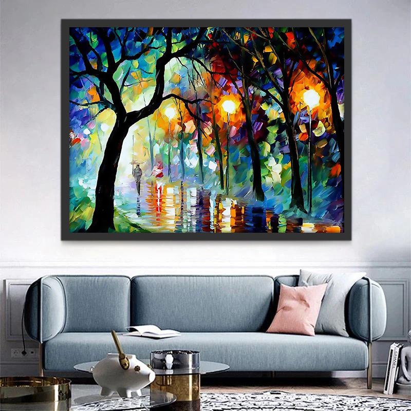 Allée Mystérieuse Peinture par Numéros