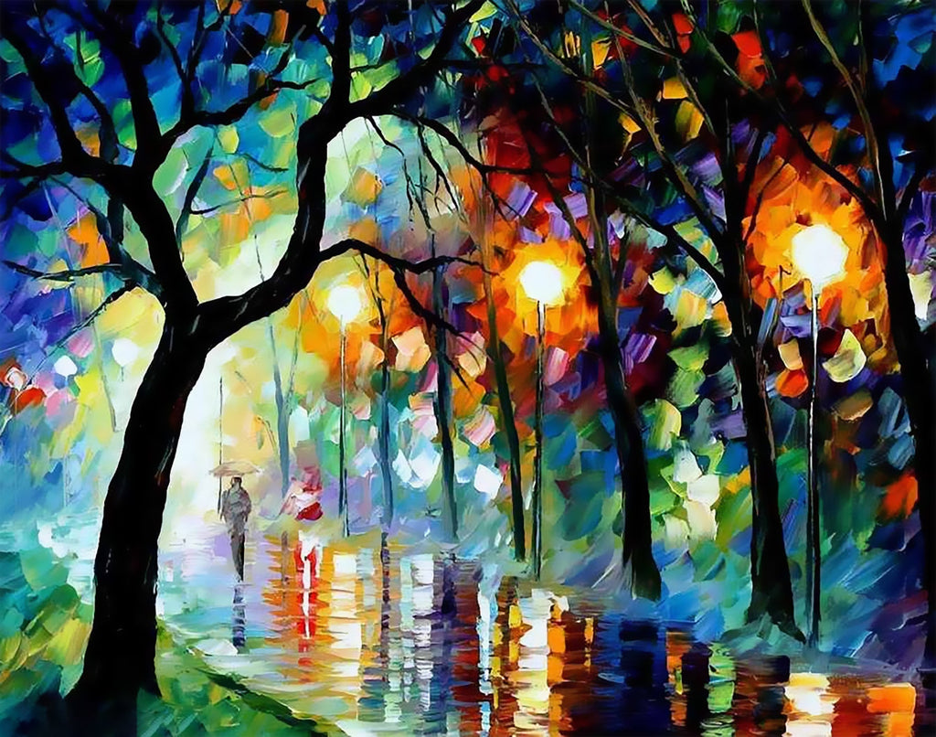 Allée Mystérieuse Peinture par Numéros