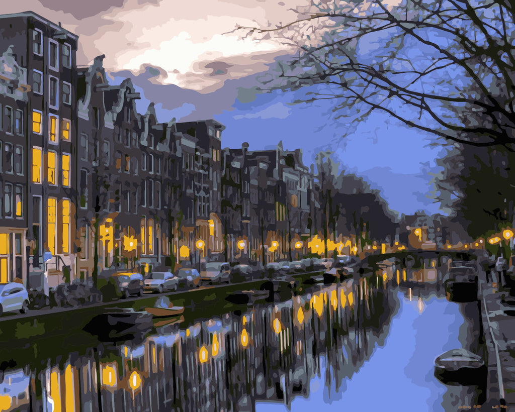 Amsterdam Peinture par Numéros