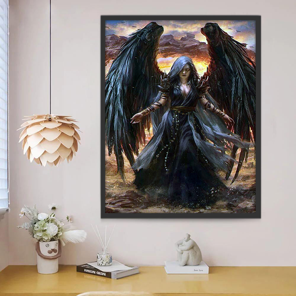 Ange des Ténèbres Peinture par Numéros