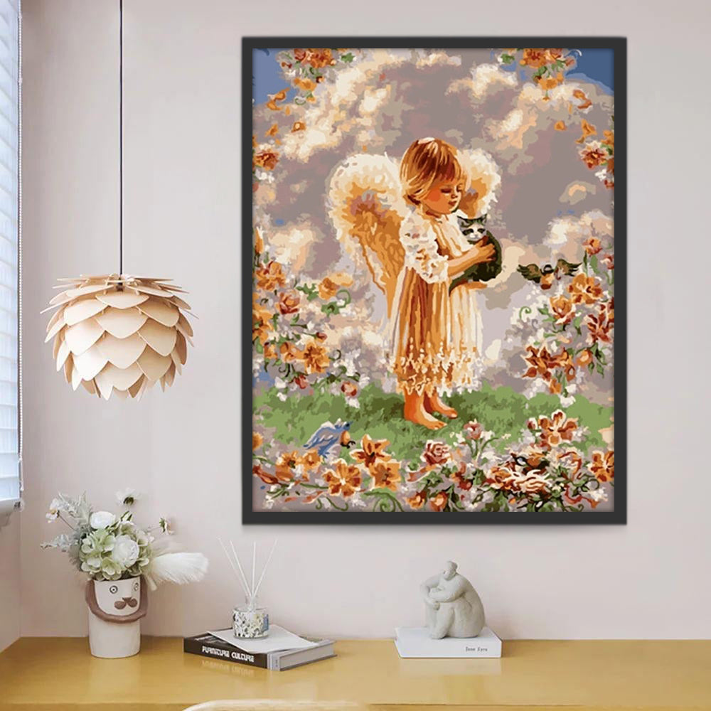 Ange Paradis Peinture par Numéros