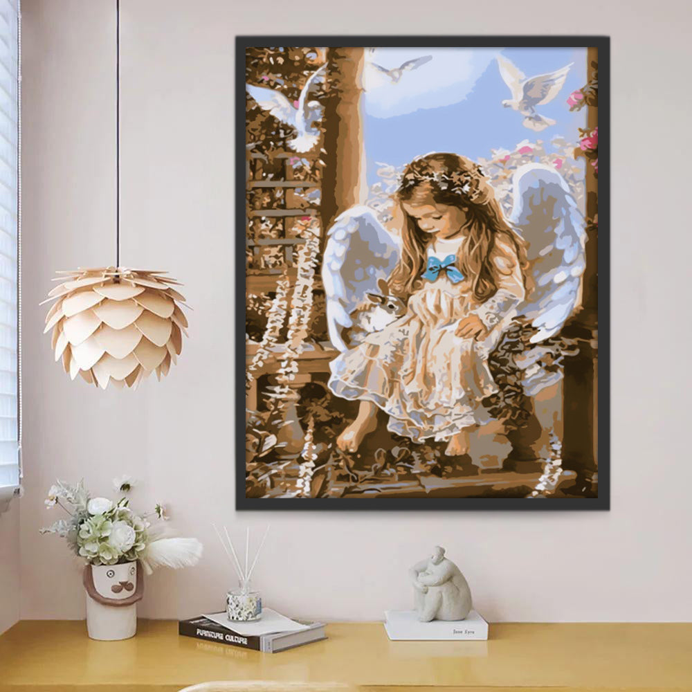 Ange Sage Peinture par Numéros