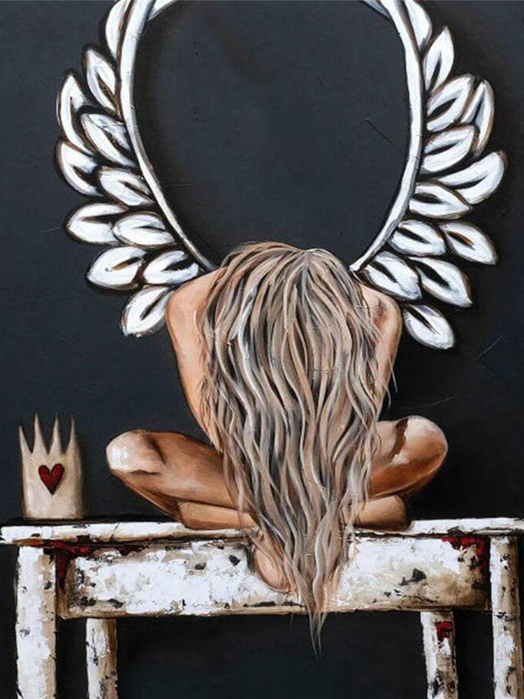 Ange sur la Table Peinture par Numéros