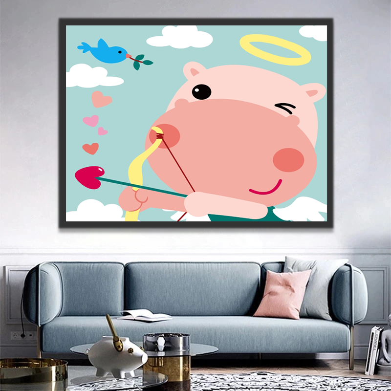 Ange Veau Peinture par Numéros
