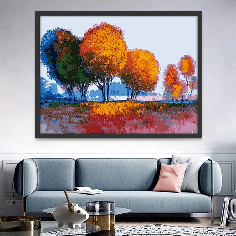 Arbre d'Automne Peinture par Numéros