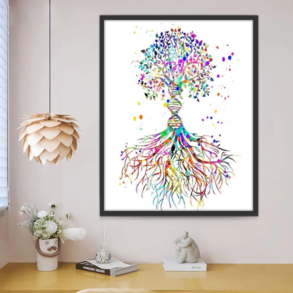 Arbre et DNA Peinture par Numéros
