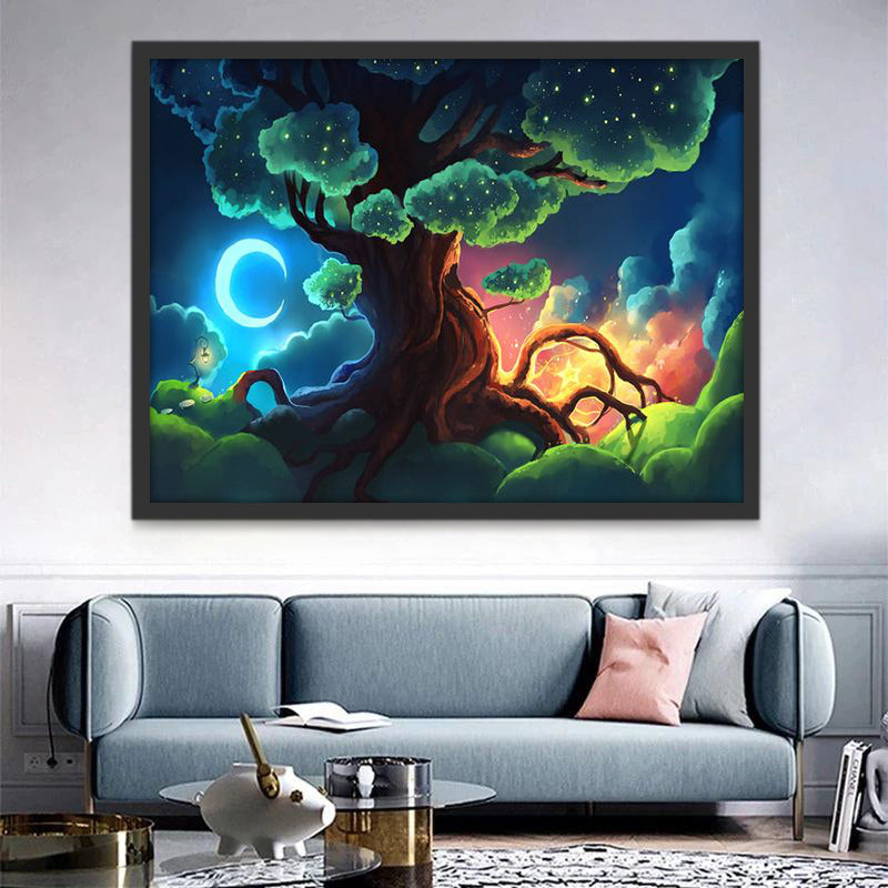 Arbre Immortel Peinture par Numéros