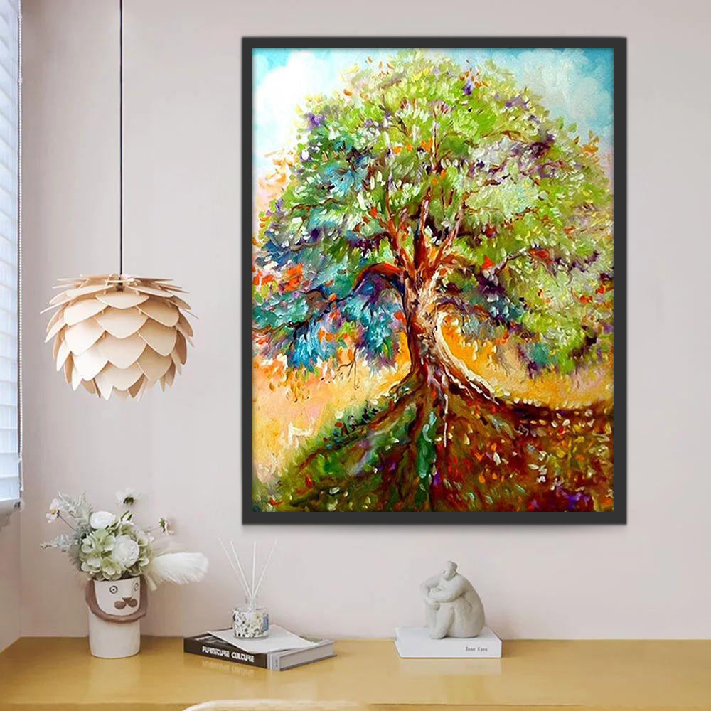 Arbre Magnifique Peinture par Numéros