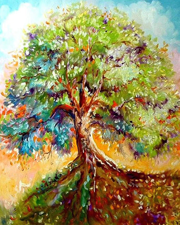 Arbre Magnifique Peinture par Numéros