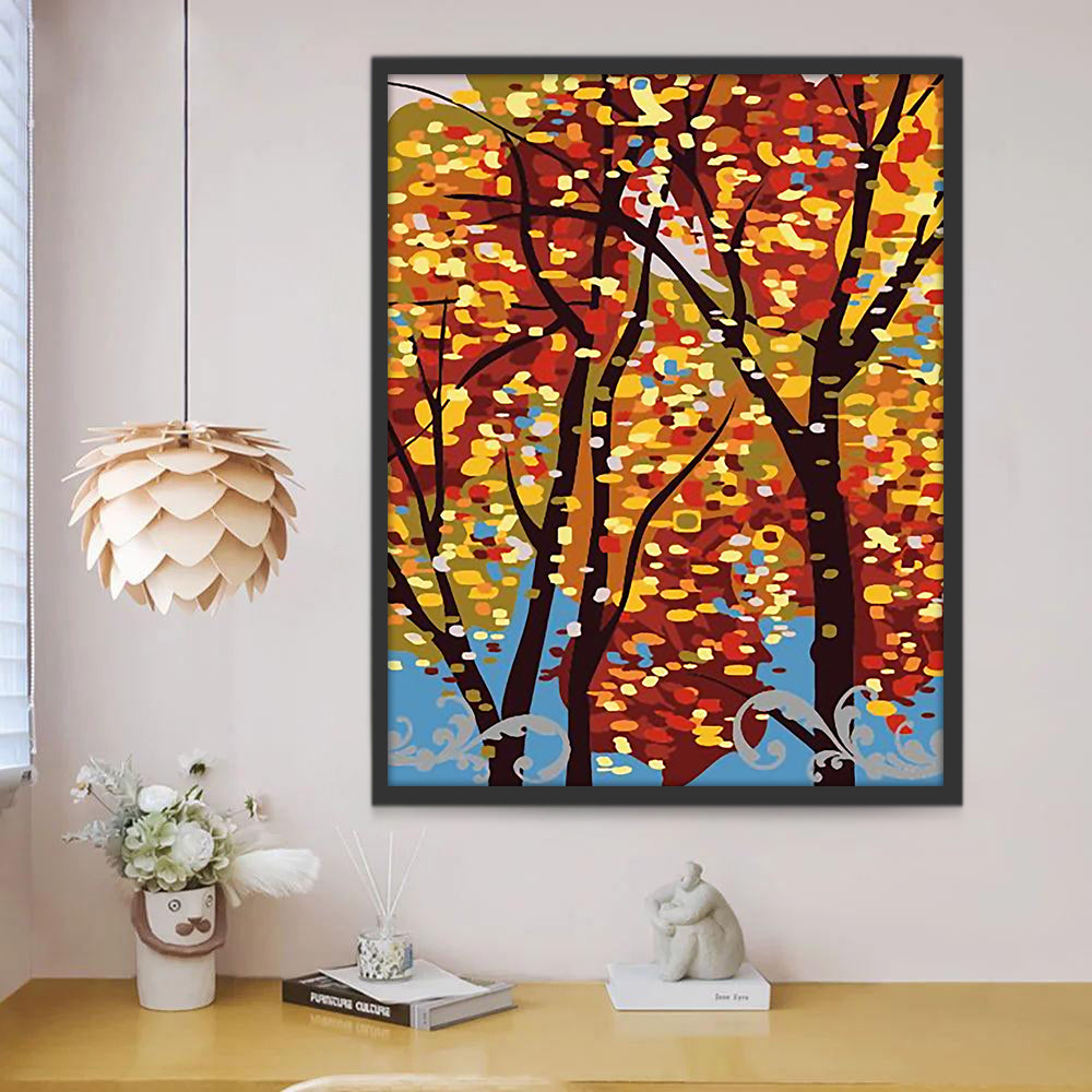 Arbre Mosaïqué Peinture par Numéros