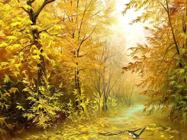 Arbres Jaunes Peinture par Numéros