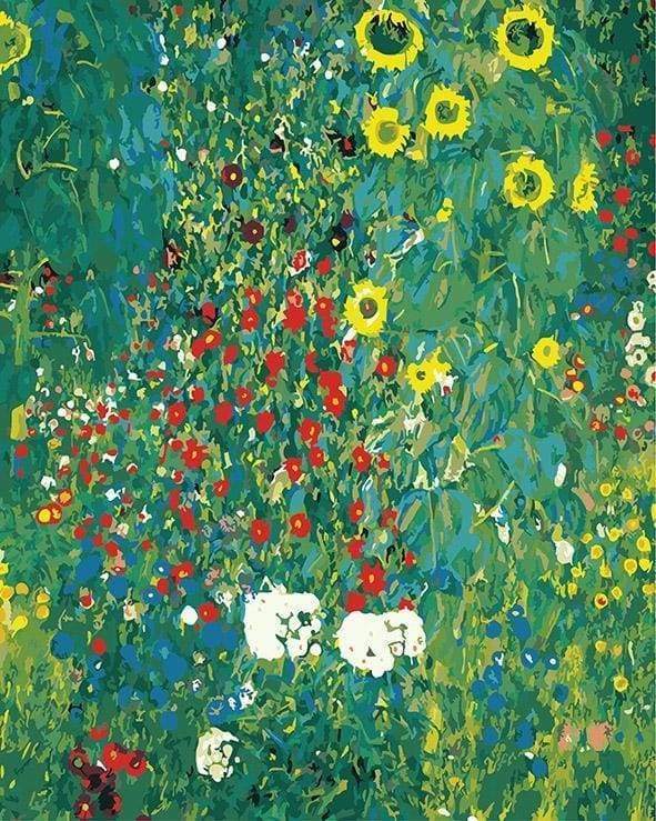 Art abstrait Fleurs Peinture par Numéros